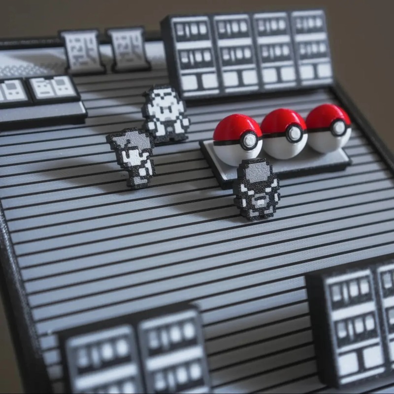 Pokemon Gold Silver Scene Figu - 3D Printing Liquid recensione e prezzo