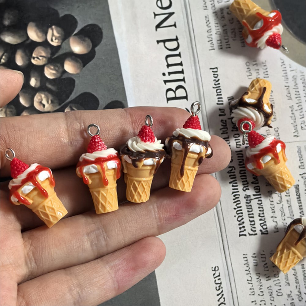 10Pcs Cute 3D Simulation Food  - 3D Printing Earrings recensione e prezzo