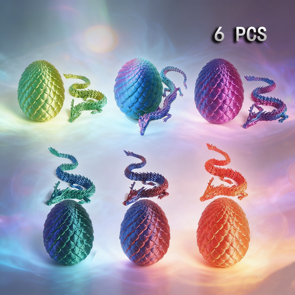 3D Printed Dragon Egg Toy Set  - 3D Printing Egg recensione e prezzo