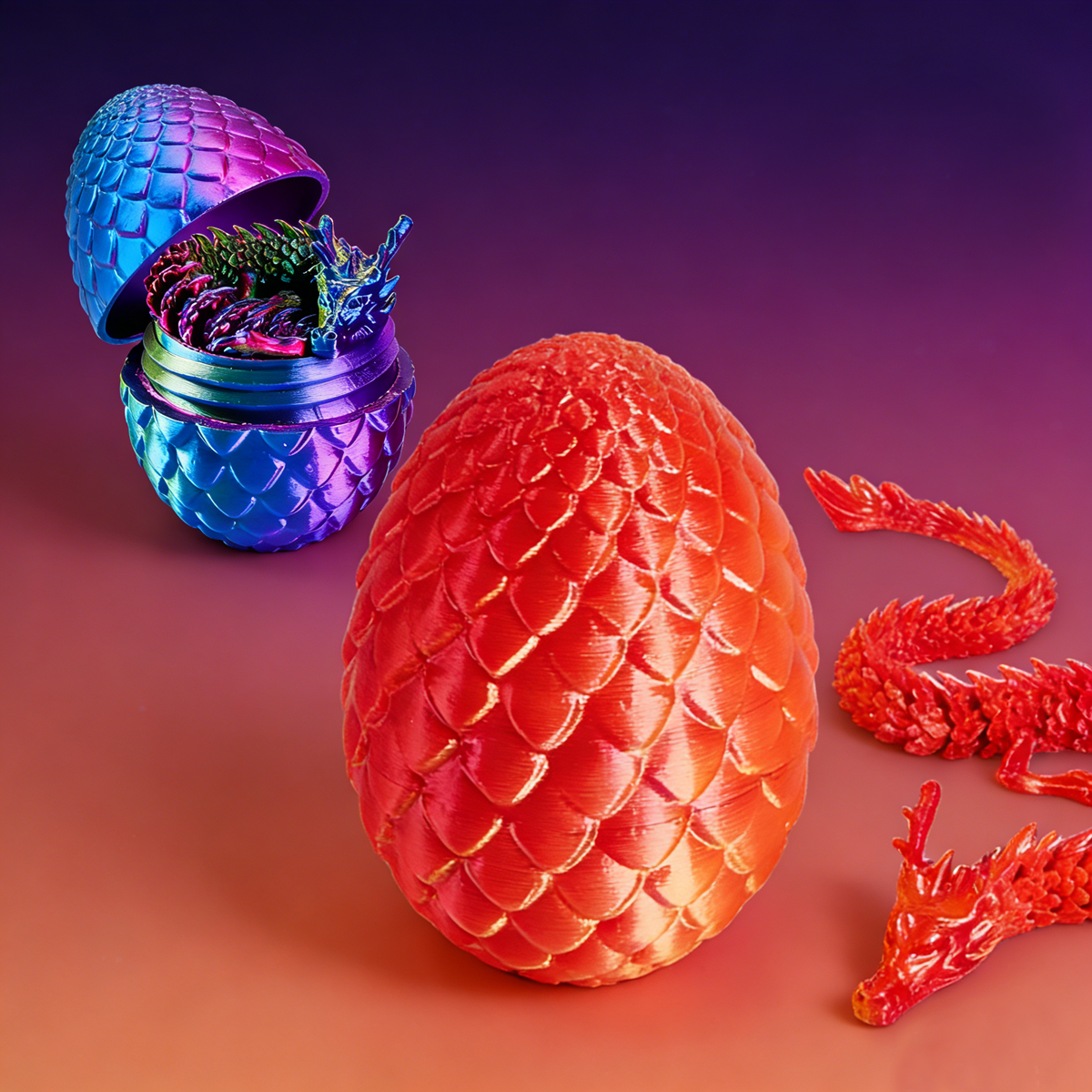 3D Printed Dragon Egg Toy Set  - 3D Printing Egg recensione e prezzo