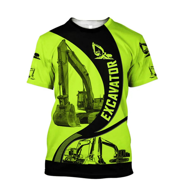 Excavator 3D Print T-shirt For - 3D Printing Operator recensione e prezzo
