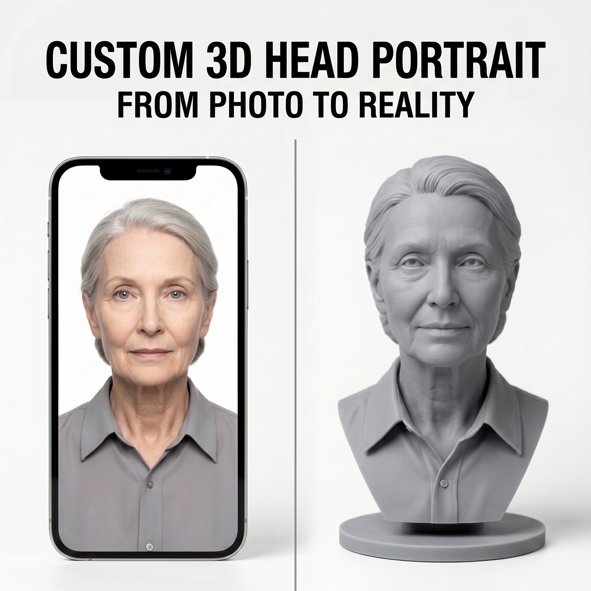 Custom 3D Bust Figurine, Perso - 3D Printing Liquid recensione e prezzo
