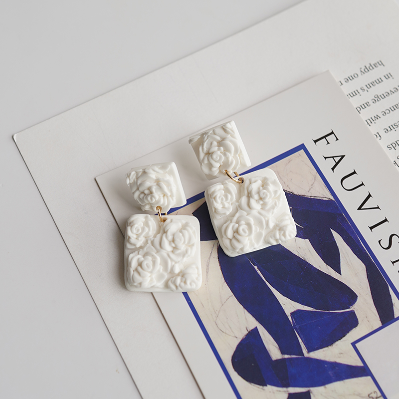 Solid Multi-Color Square Chip  - 3D Printing Earrings recensione e prezzo