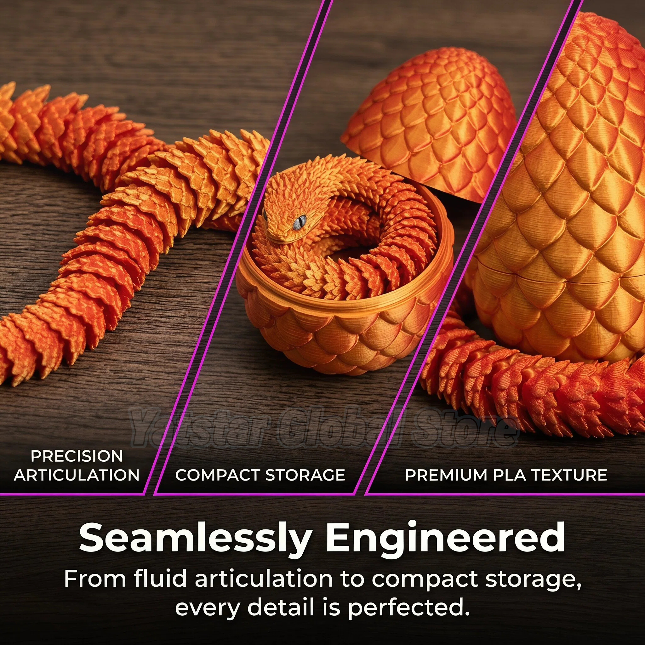 3D Printed Snake Egg Toy Creat - 3D Printing Objects recensione e prezzo